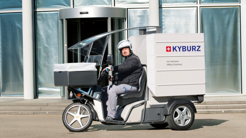 KYBURZ DXCargo in urban environment