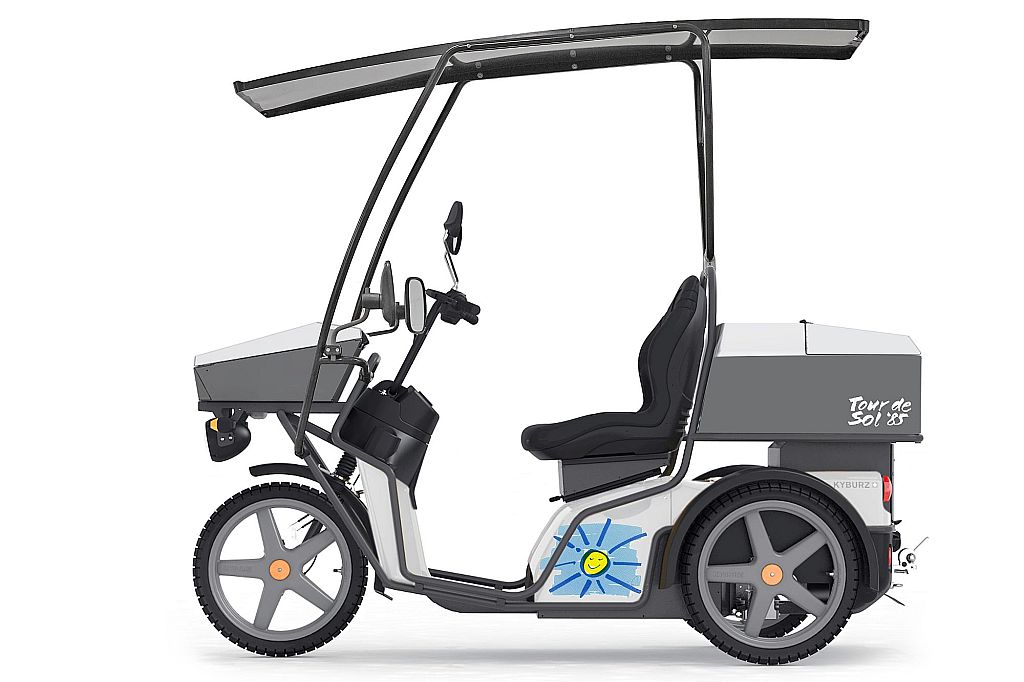 dxP, Solar, Solardach, Elektrofahrzeug, Kyburz